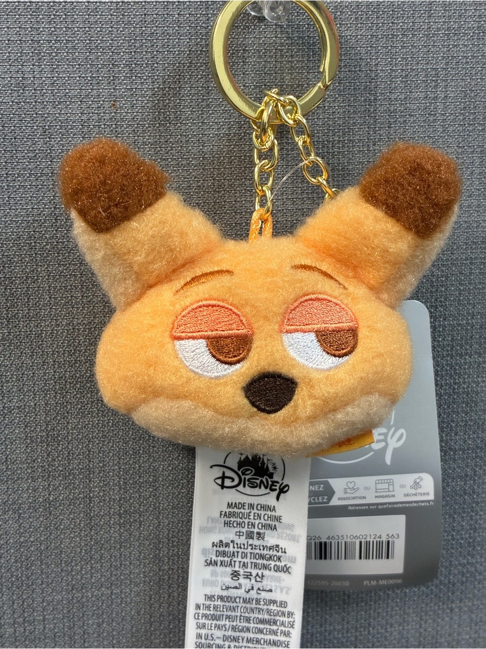 Disneys Zootopia Nick Wilde Bag Charm